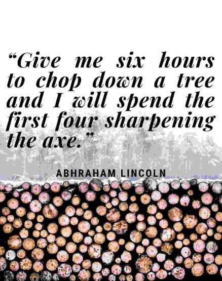 Abraham Lincoln Quote-Blog Launch Pre Plan